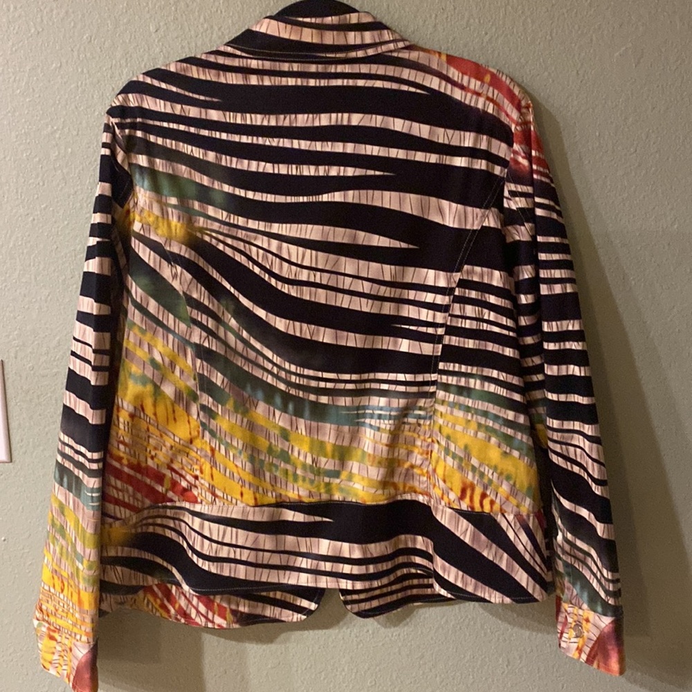 Striped Multicolor Women's Jacket - Picture 6 of 15